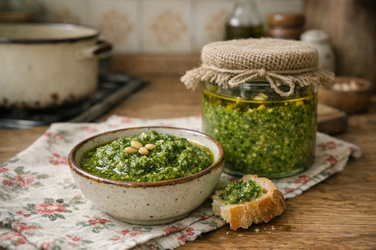 Bazalkové pesto