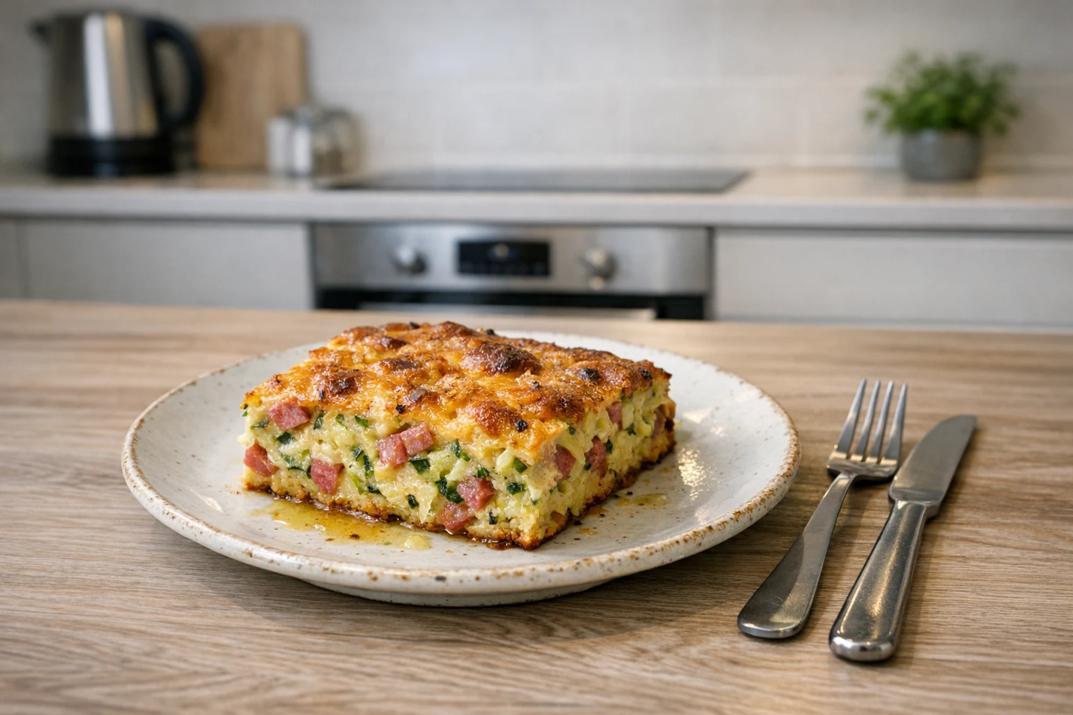 Cuketový koláčik na slano