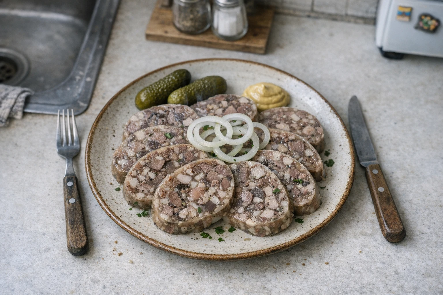 Domáca bravčová tlačenka