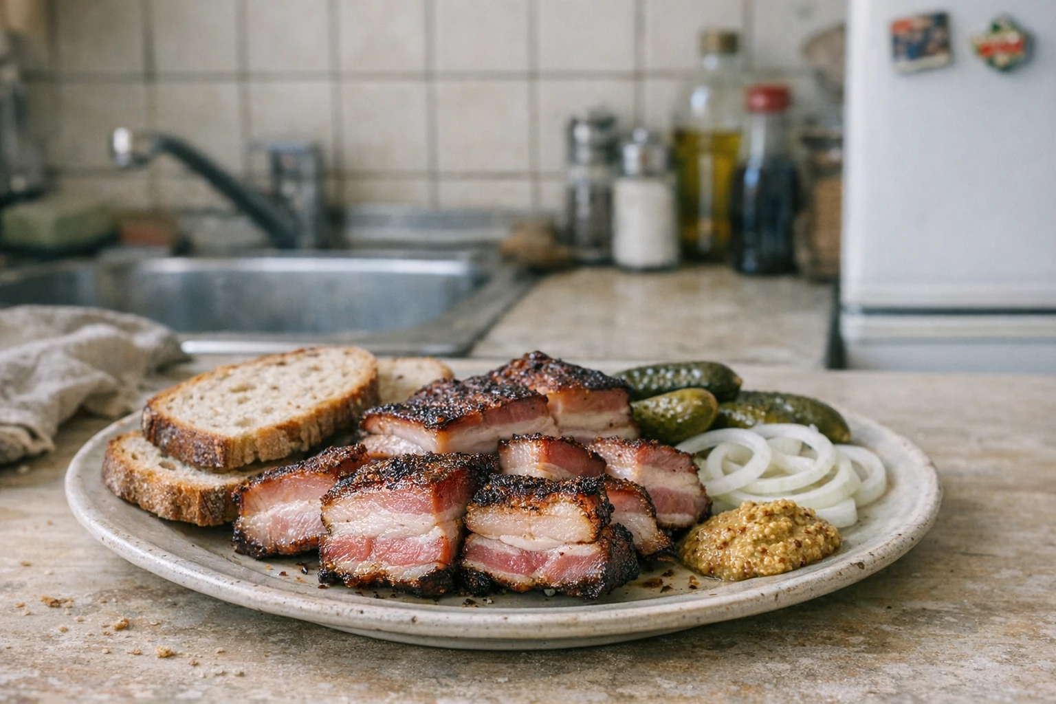 Domáca údená slanina