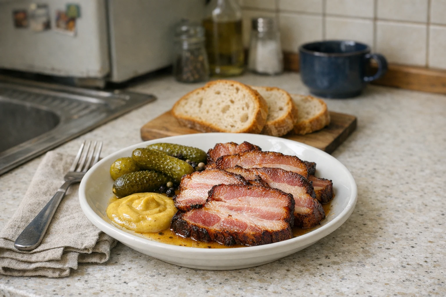 Domáca údená slanina