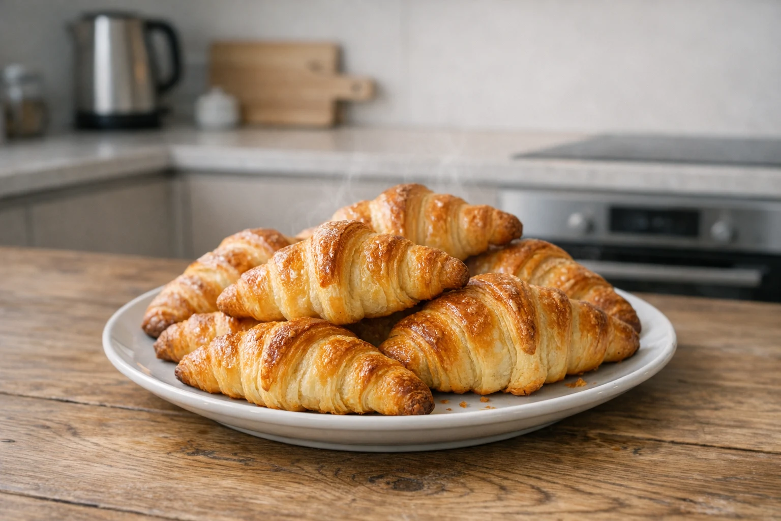 Domáce maslové croissanty