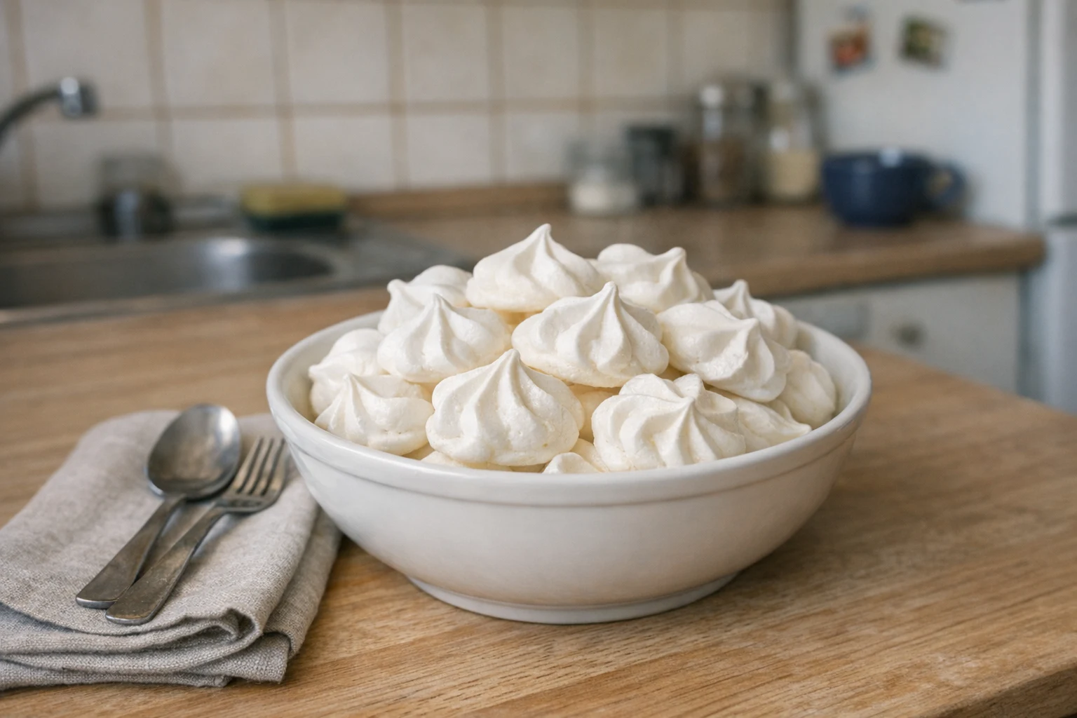 Domáce snehové pusinky