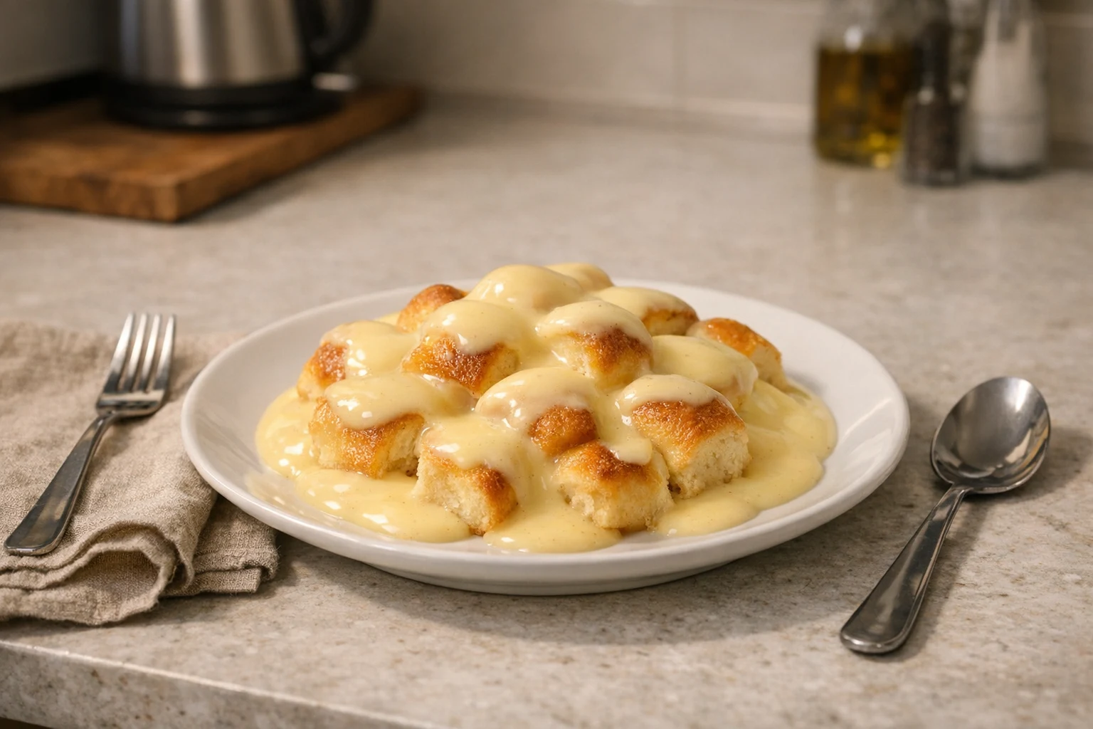 Dukátové buchtičky s vanilkovým pudingom