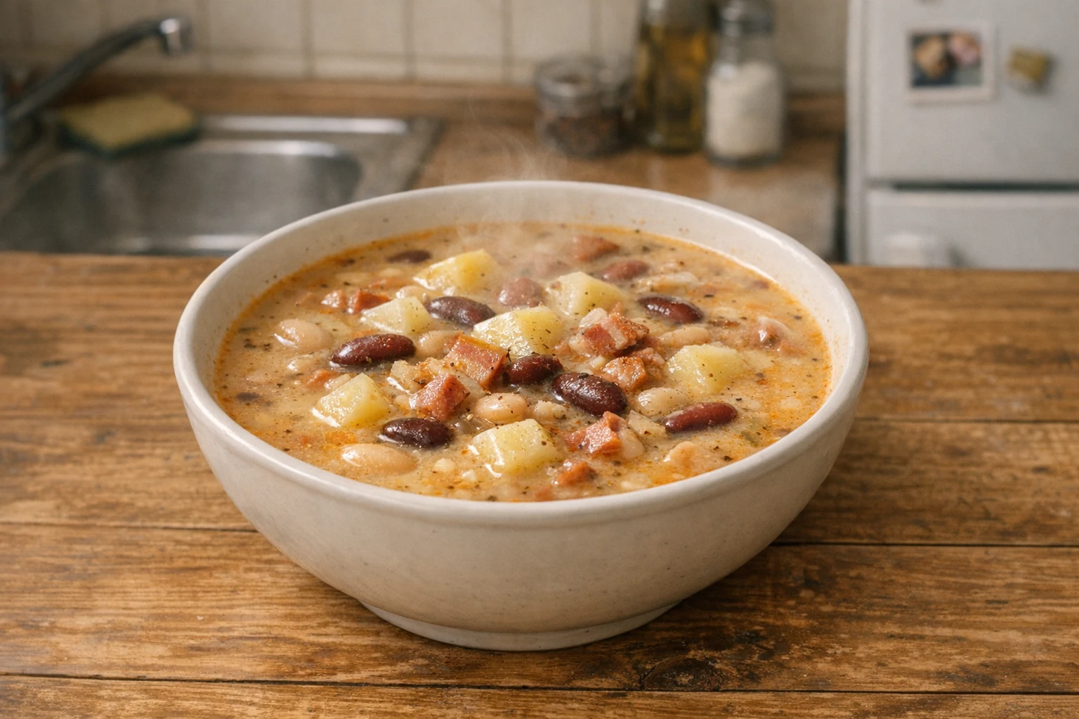 Fazuľová kyslá polievka