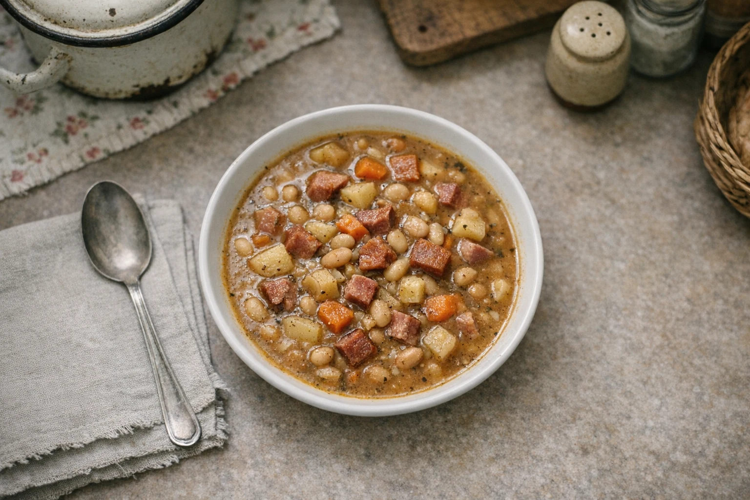 Fazuľová polievka Andrlka