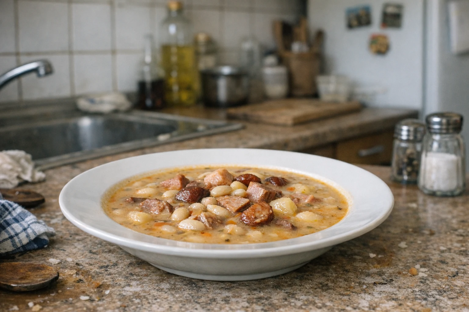 Fazuľová polievka na kyslo