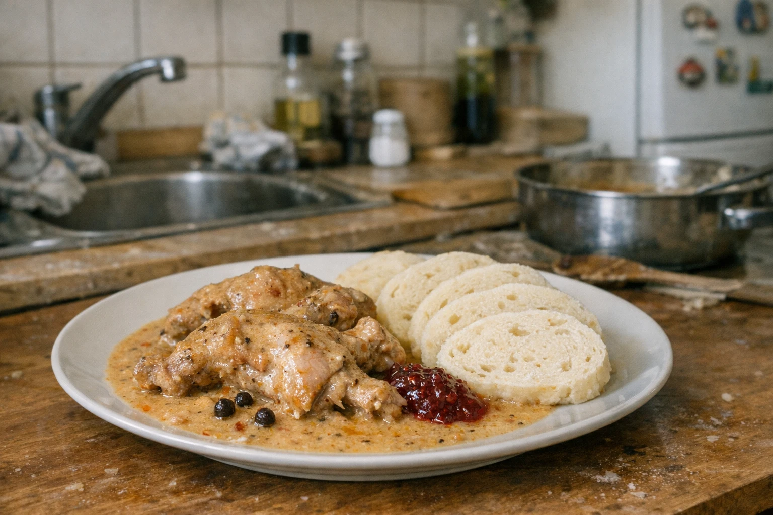 Králičie na smotane