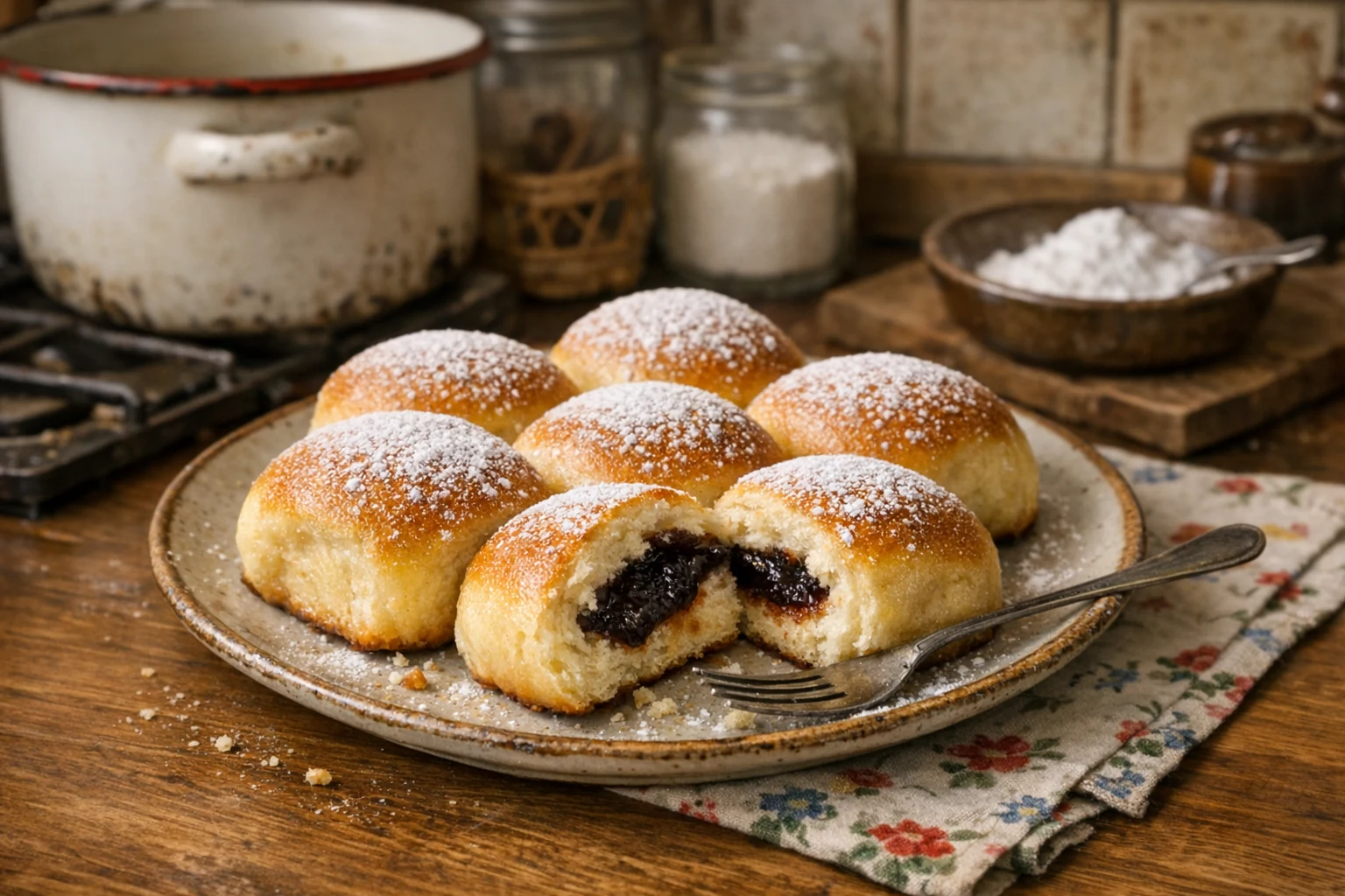 Lekvárové buchty (vatička)