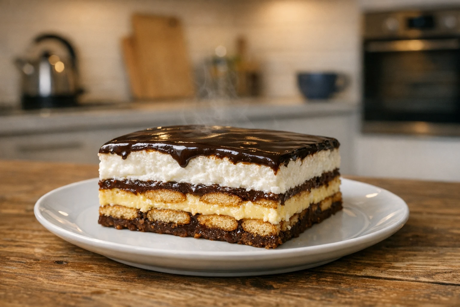 Nepečený zákusok z detských piškót