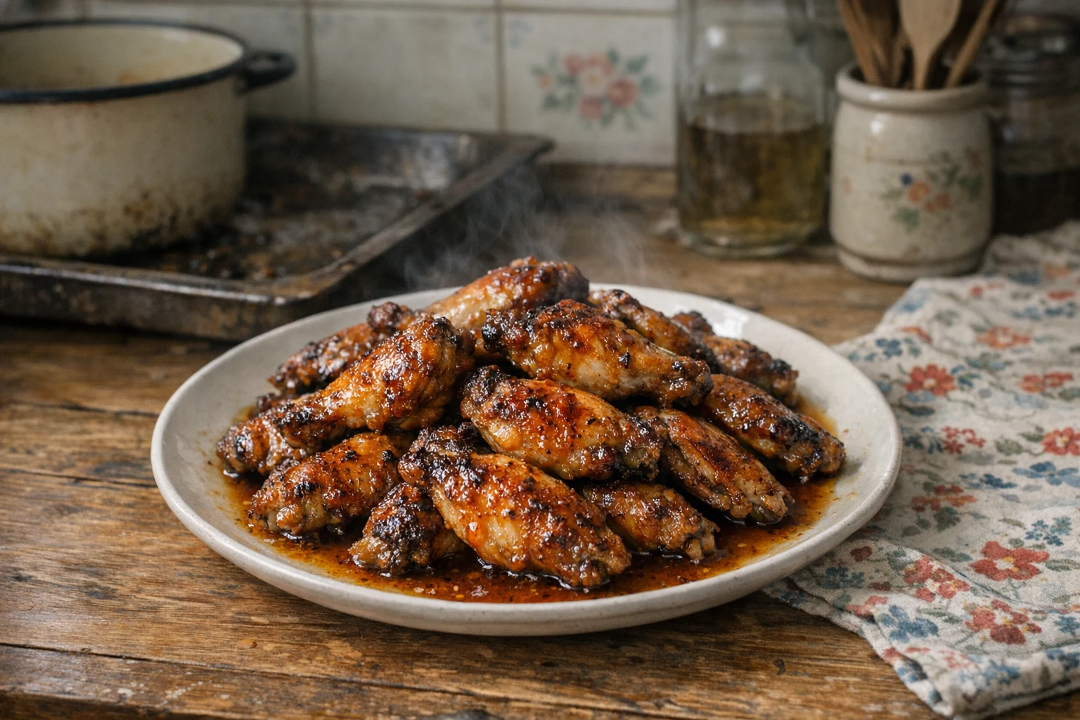 Pečené kuracie krídelká