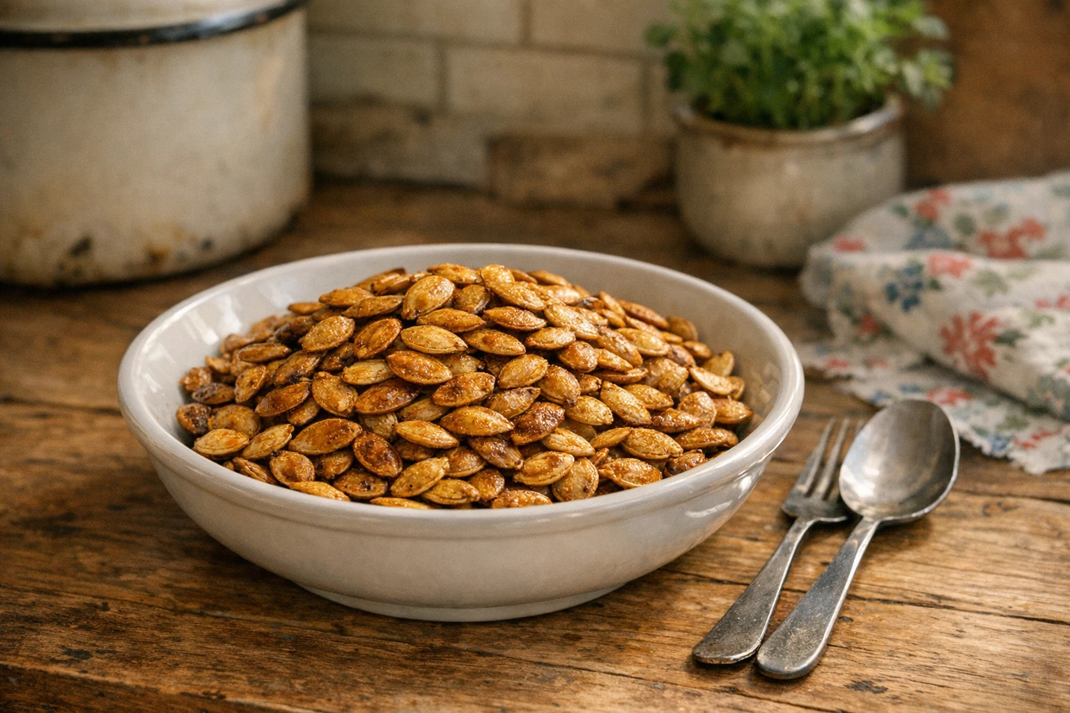 Pečené tekvicové jadierka