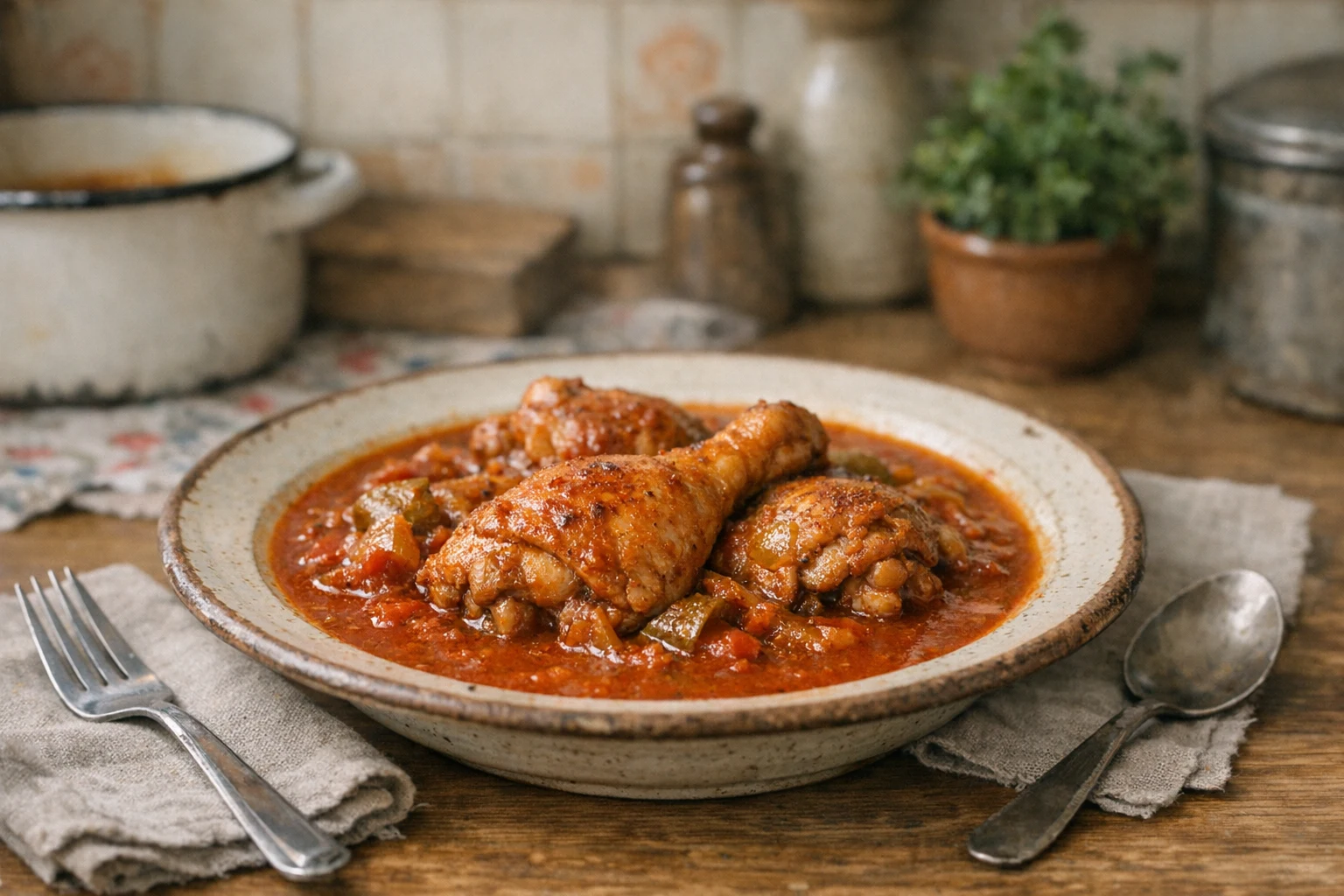 Perkelt z kuracích stehien