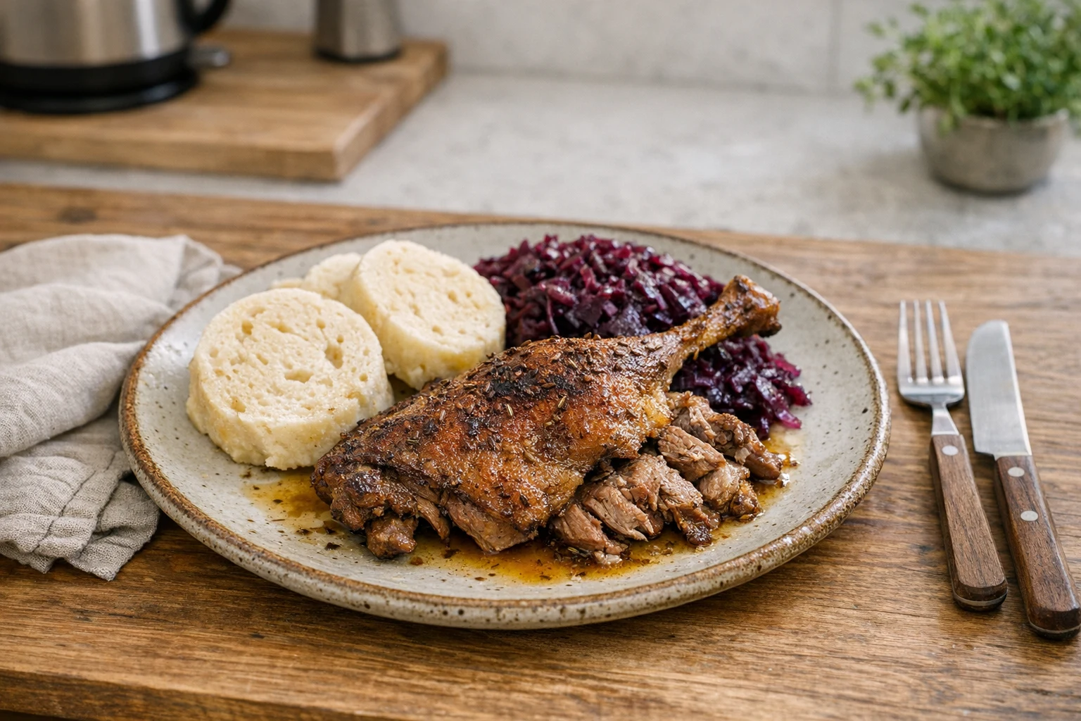 Pomaly pečená kačka