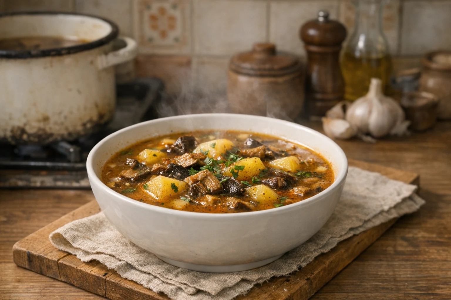 Rýchla hubová polievka