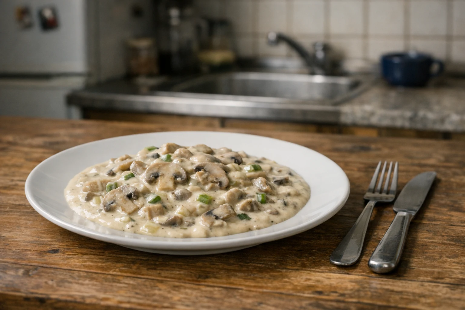 Šampiňónová omáčka