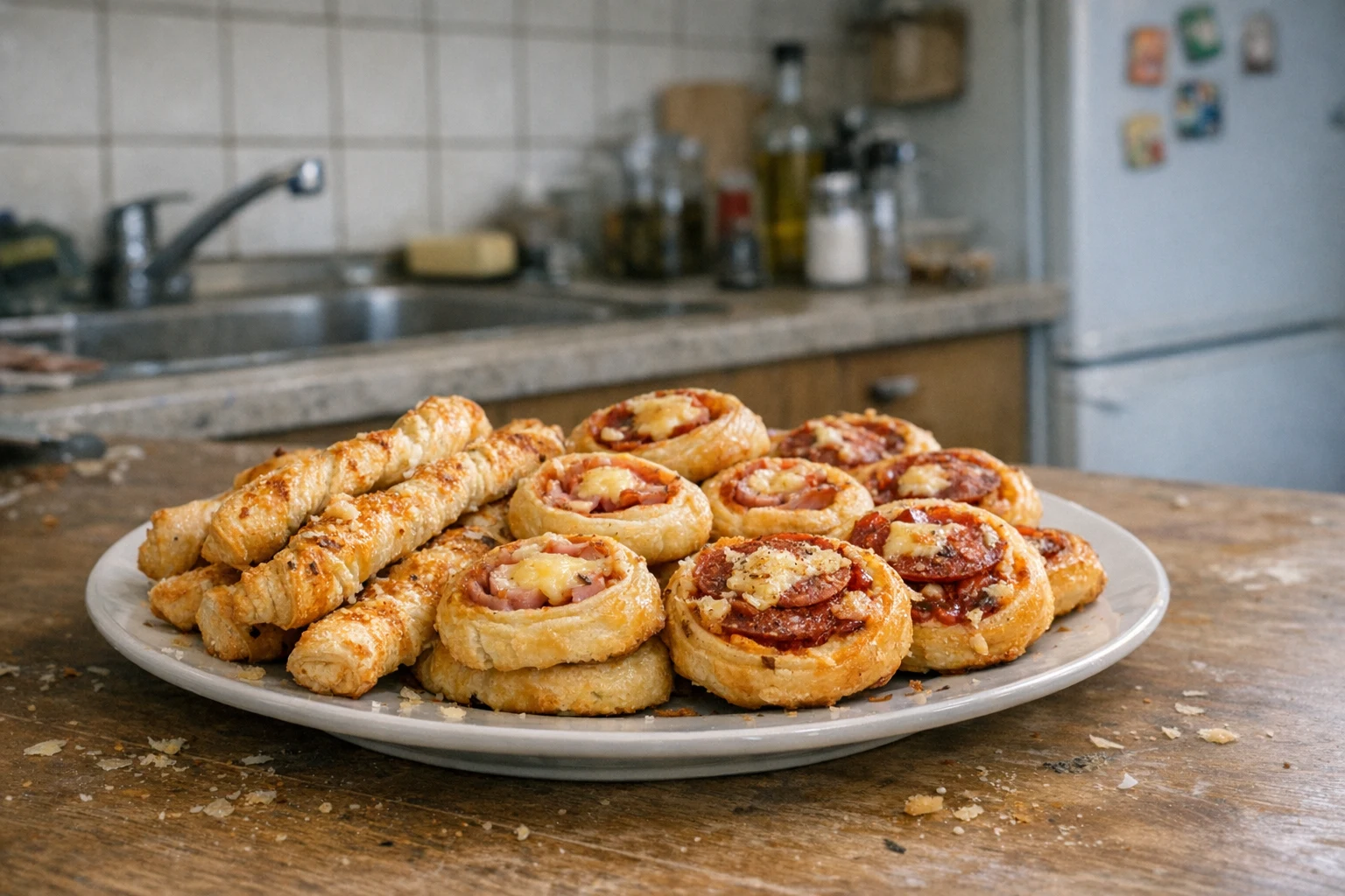 Slané variácie z lístkového cesta
