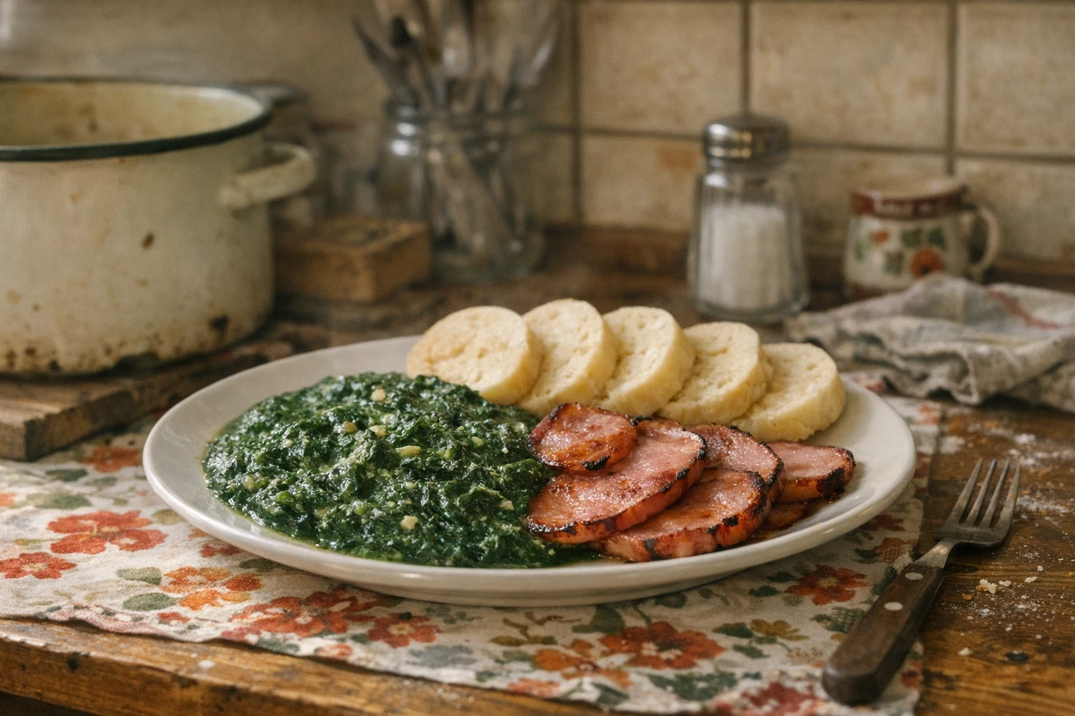 Špenát z mrazeného špenátu