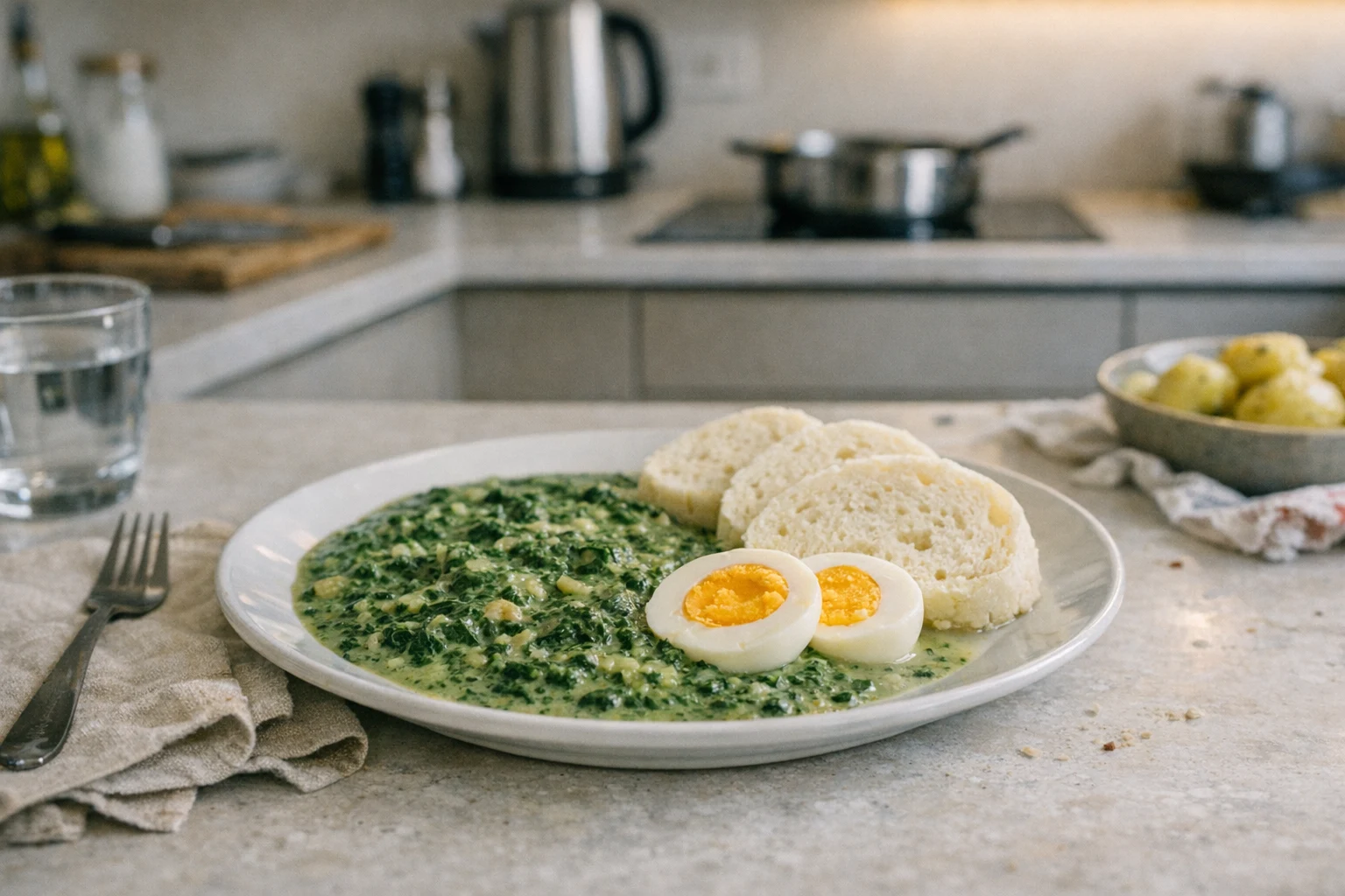 Špenátový prívarok