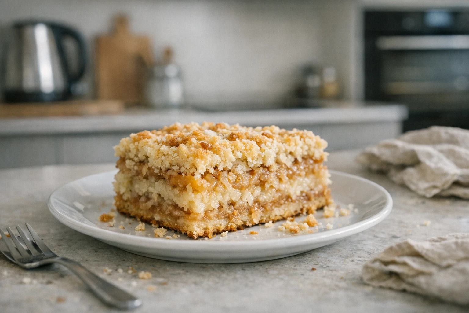 Sypaný jablkový koláč