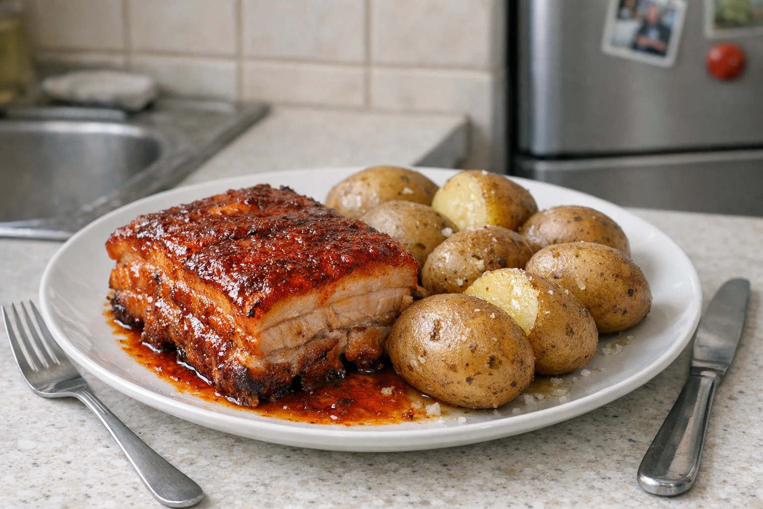 Varený paprikový bôčik