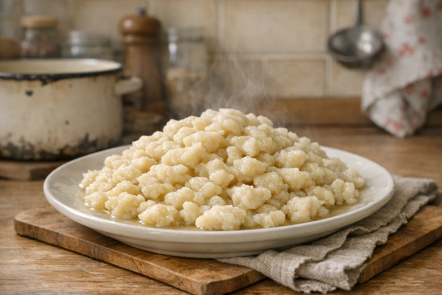 Základné zemiakové halušky