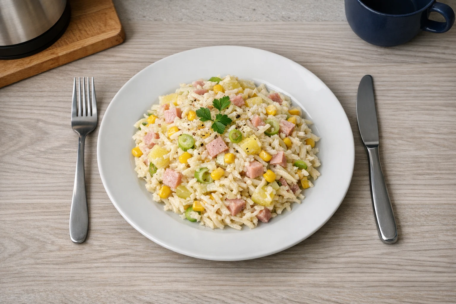 Zelerový šalát s ananásom