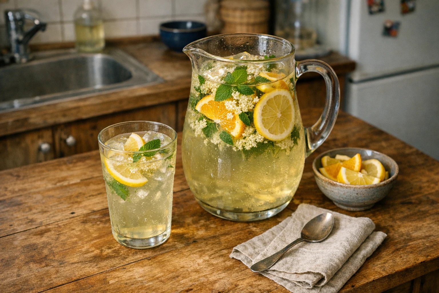 Bazová limonáda — ako chutí vôňa