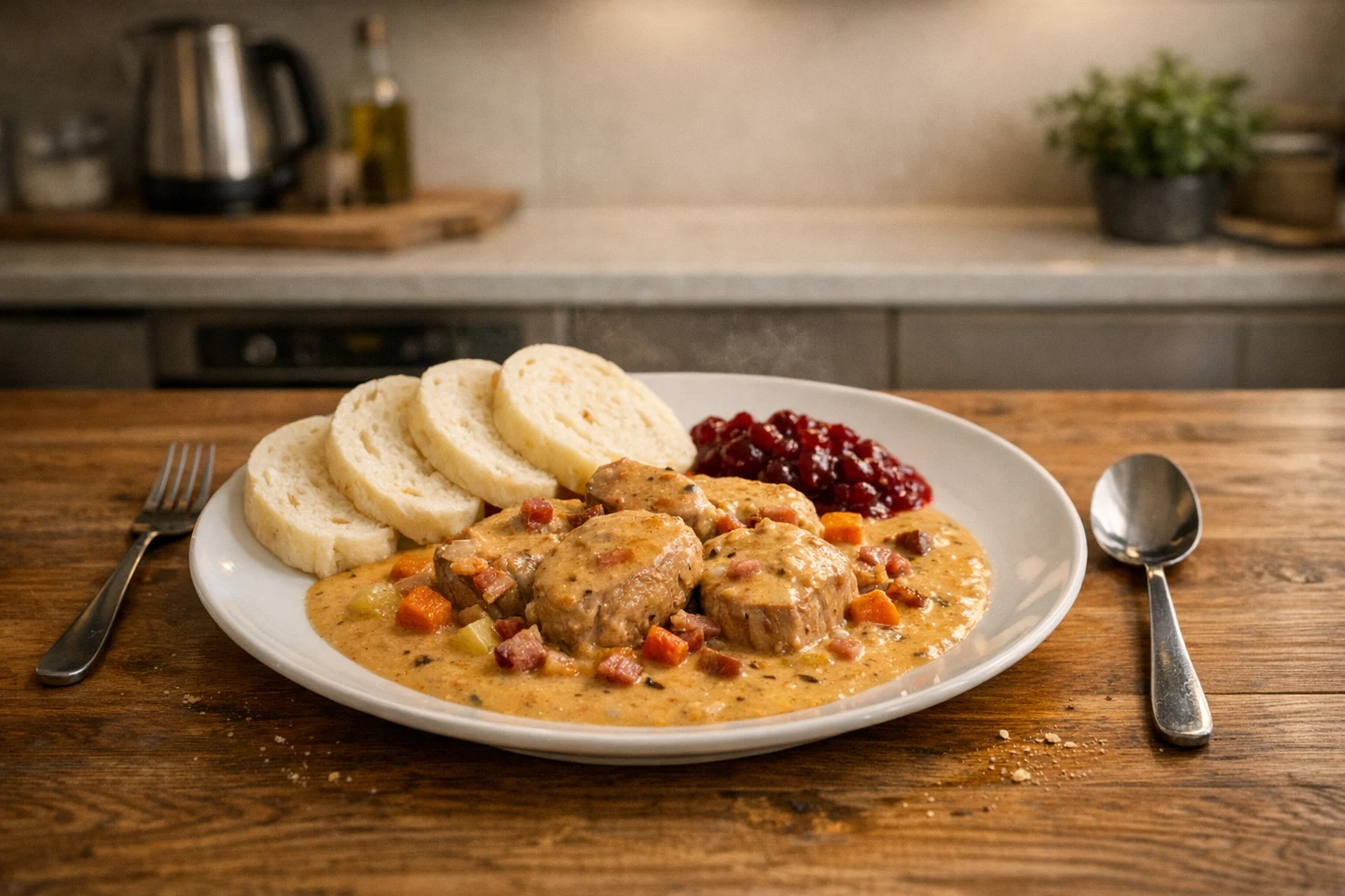 Bravčová sviečková na smotane