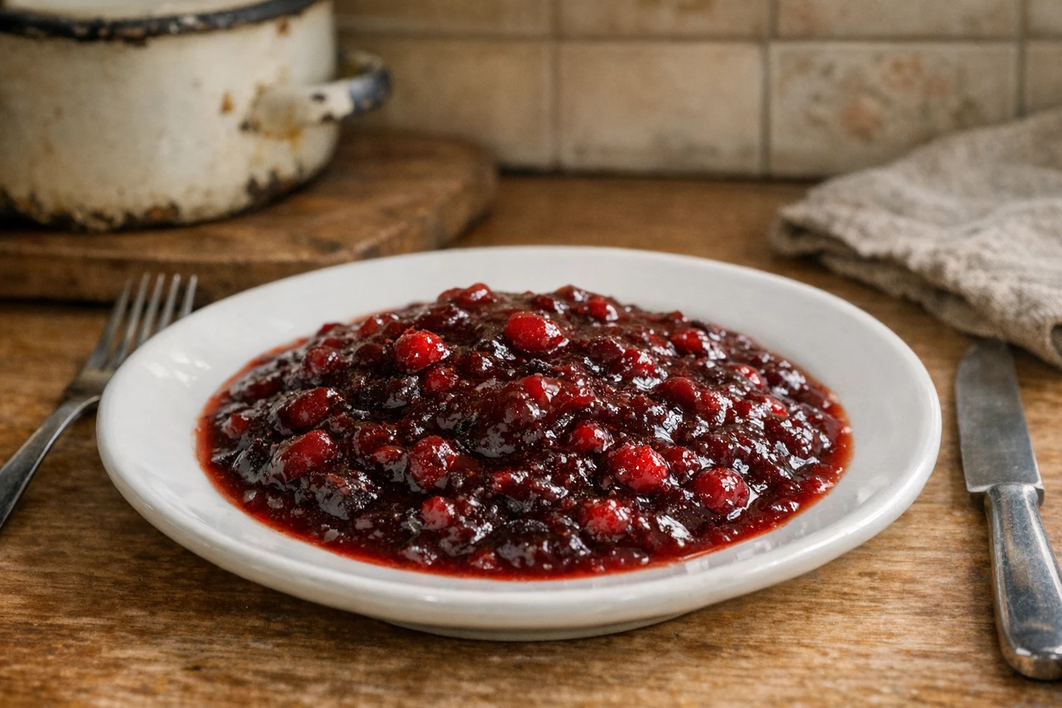 Brusnicová omáčka k pečenému mäsu