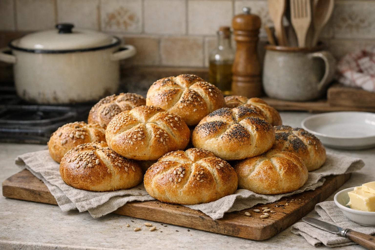 Domáce kaiserky (Kaisersemmeln)