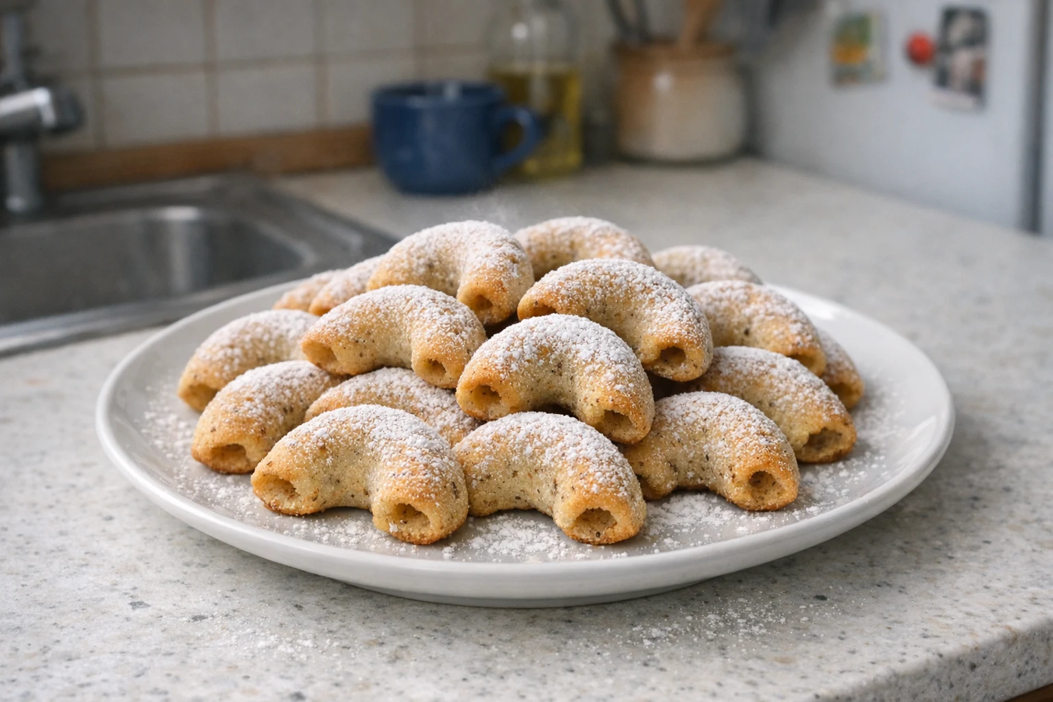 Duté orechové rožky