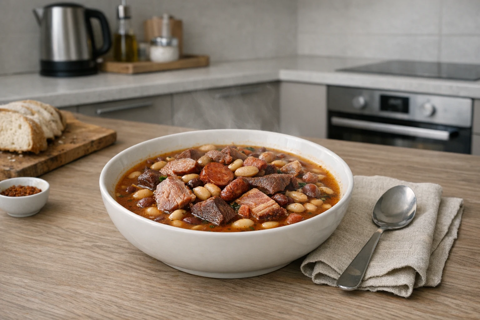 Fazuľovica s údeným mäsom