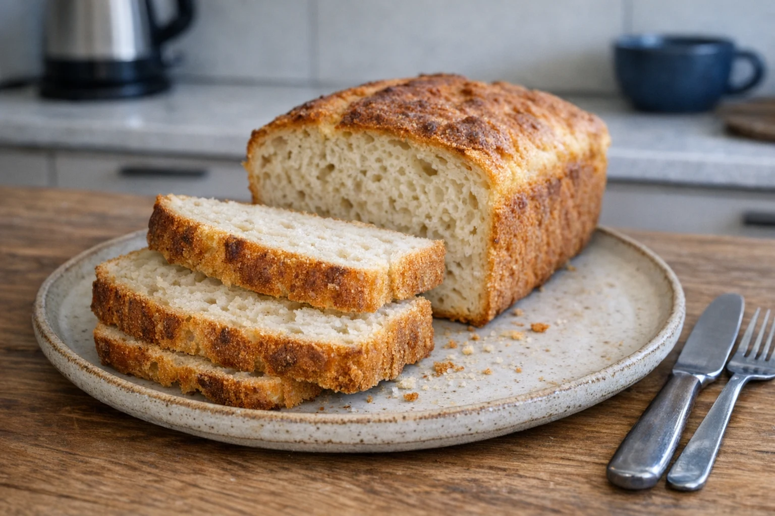 Jednoduchý bezlepkový chlieb