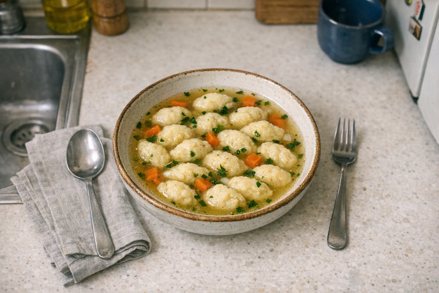 Krupicové knedličky do polievky