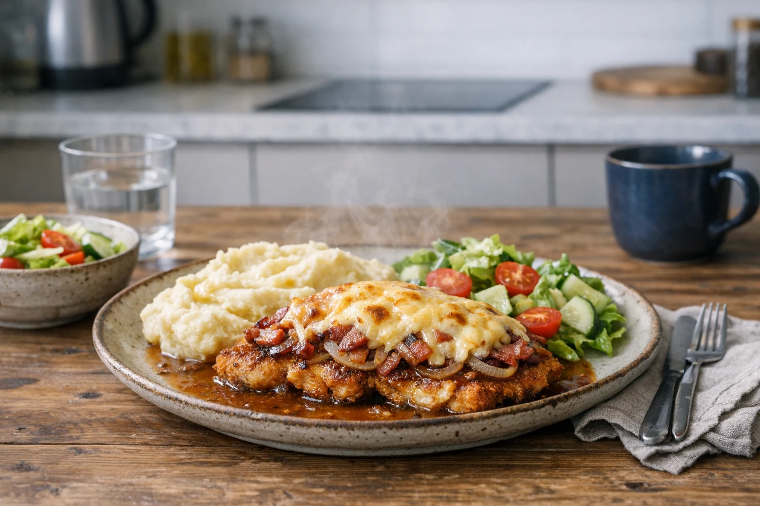 Kuracie prekladané rezne (obrátené)