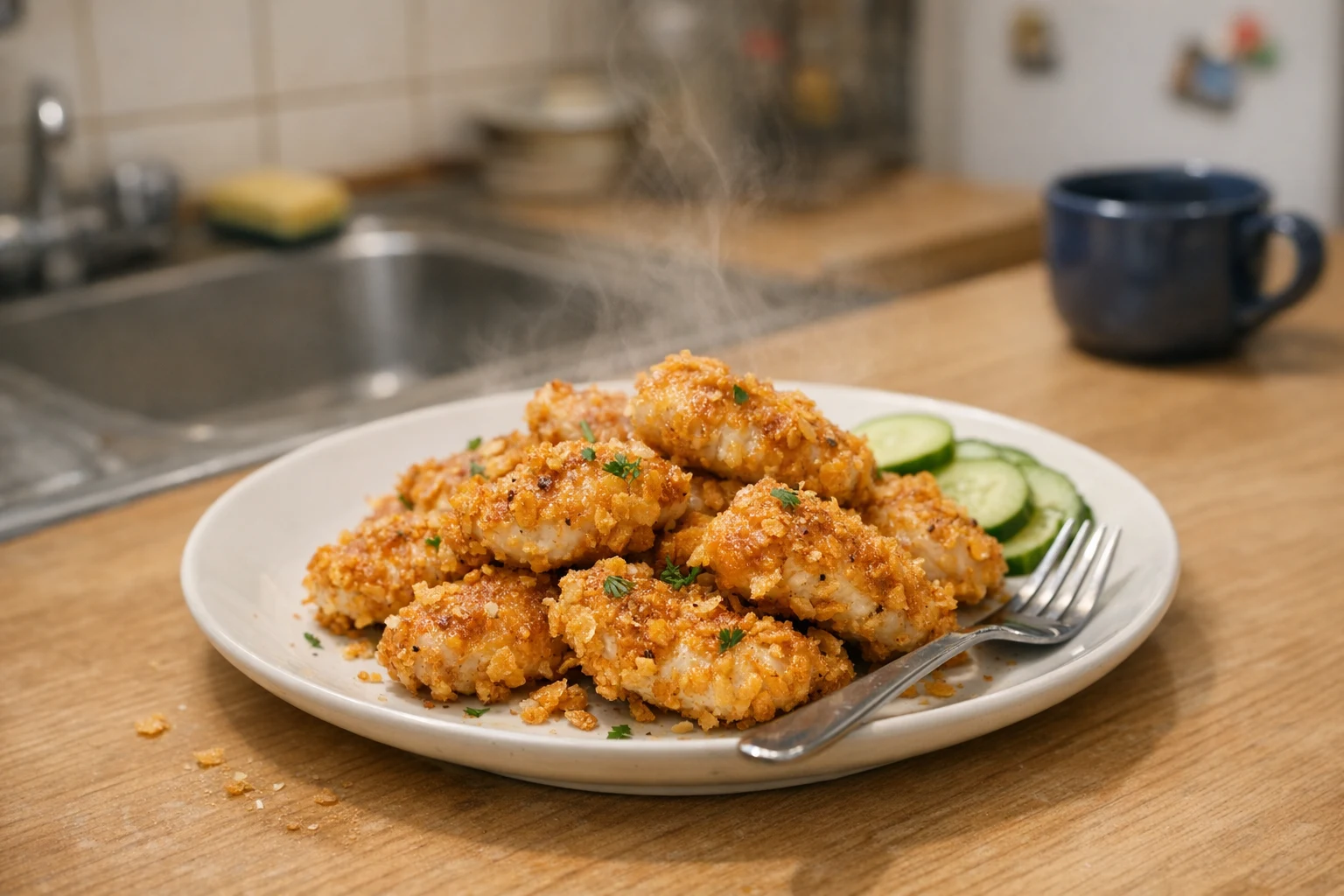 Kuracie prsia v corn flakes