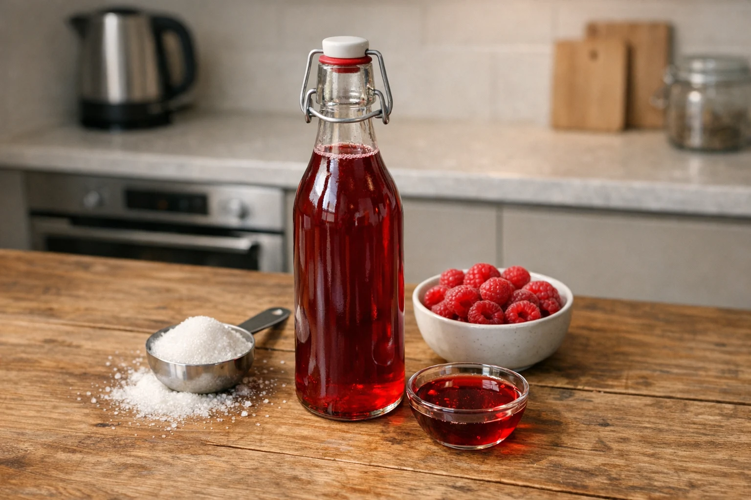 Malinový sirup (starý spôsob)