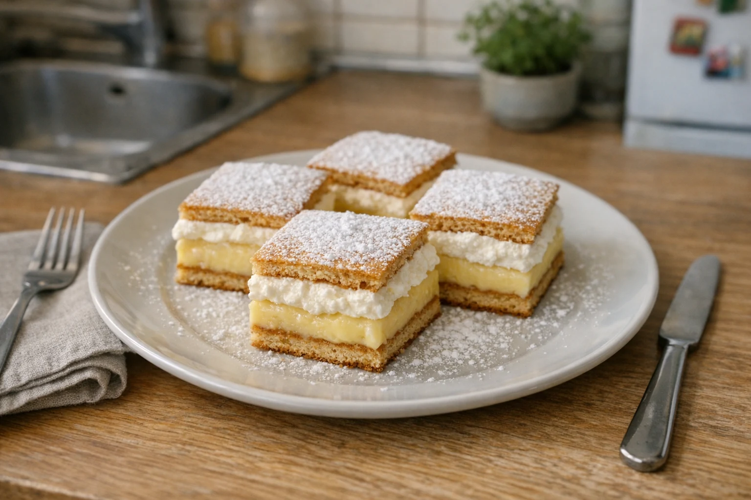 Medový krémeš inak