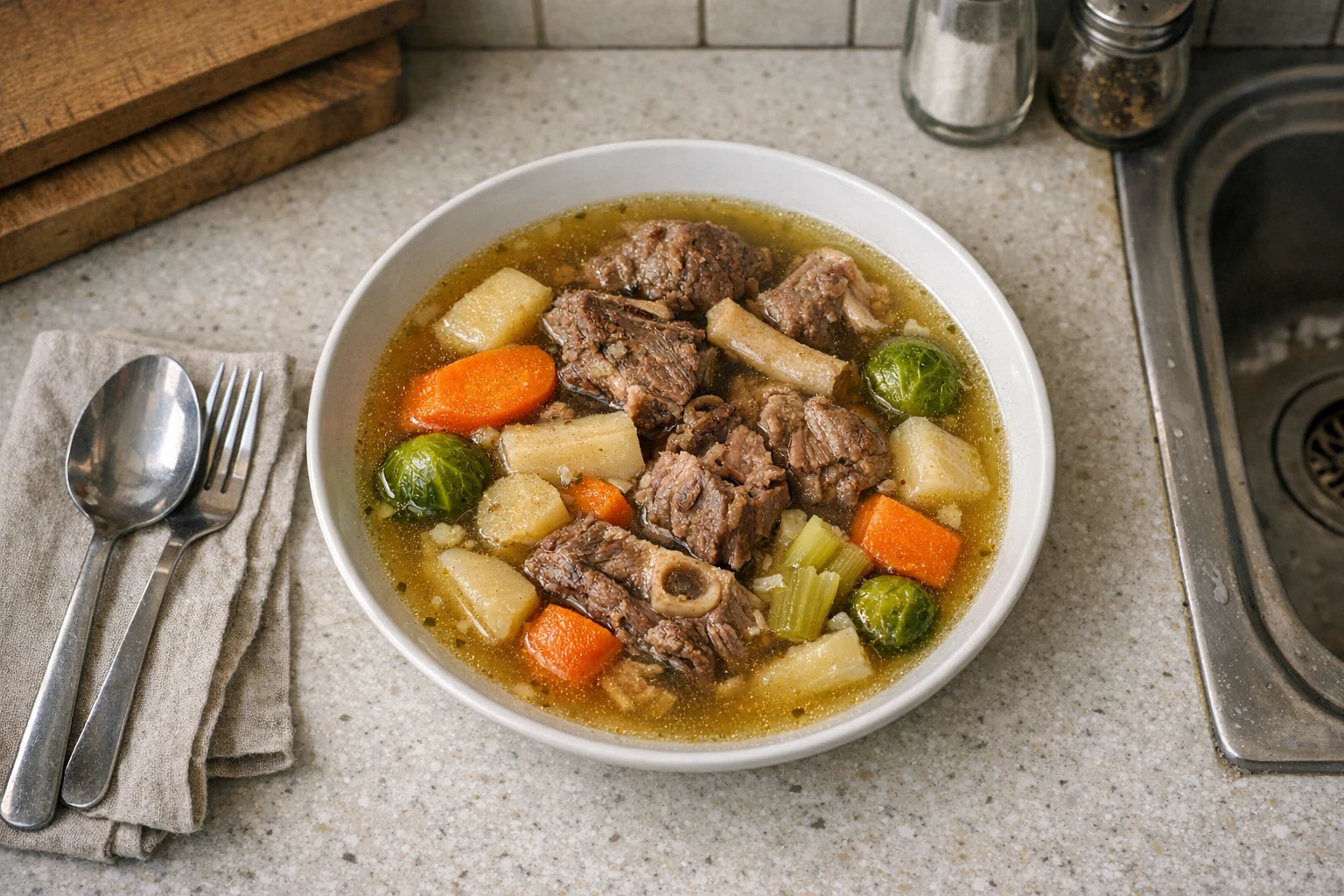 Nedeľná hovädzia polievka (domáci penicilín)