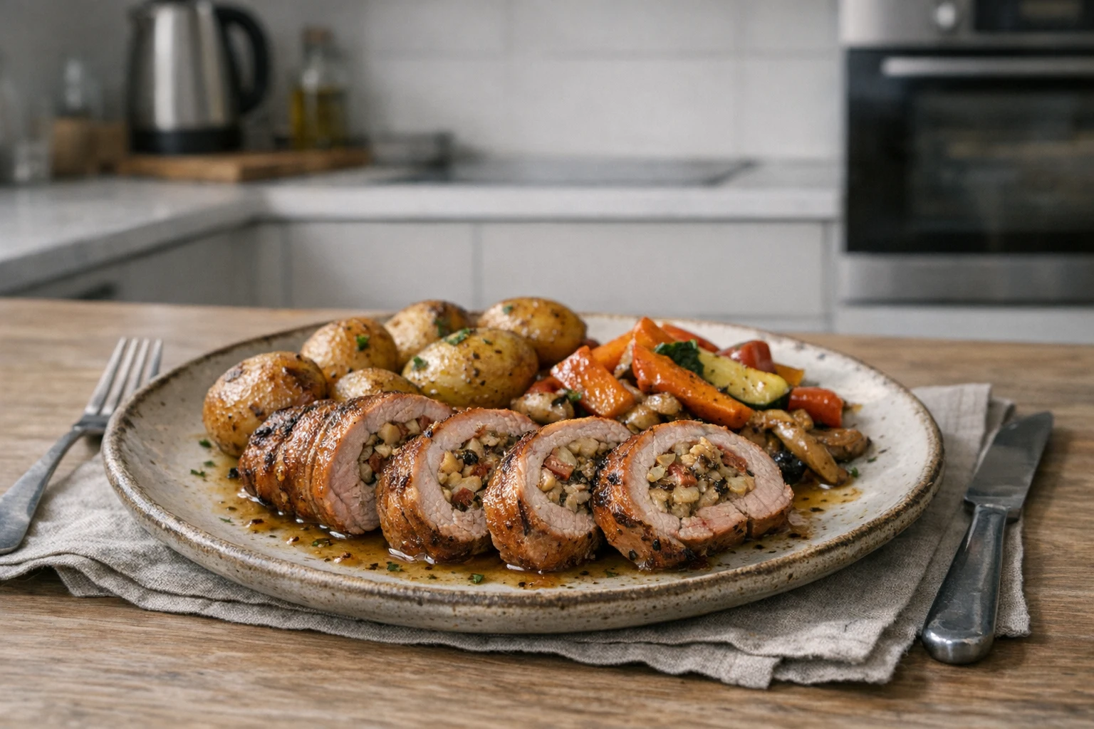 Plnená bravčová panenka