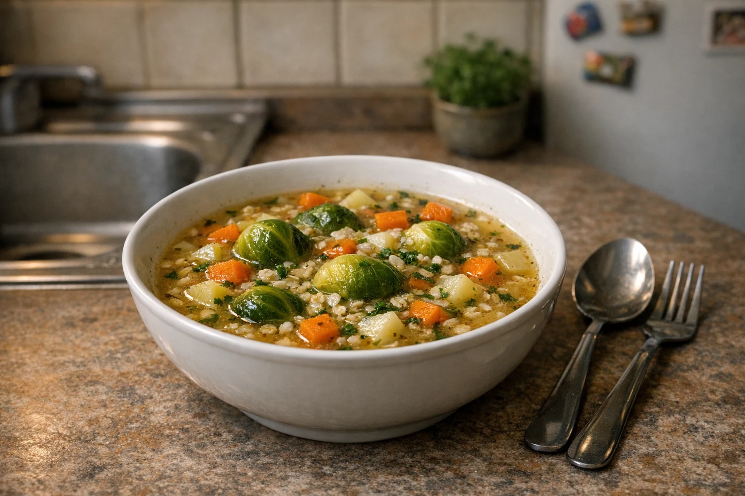 Polievka z ružičkového kelu