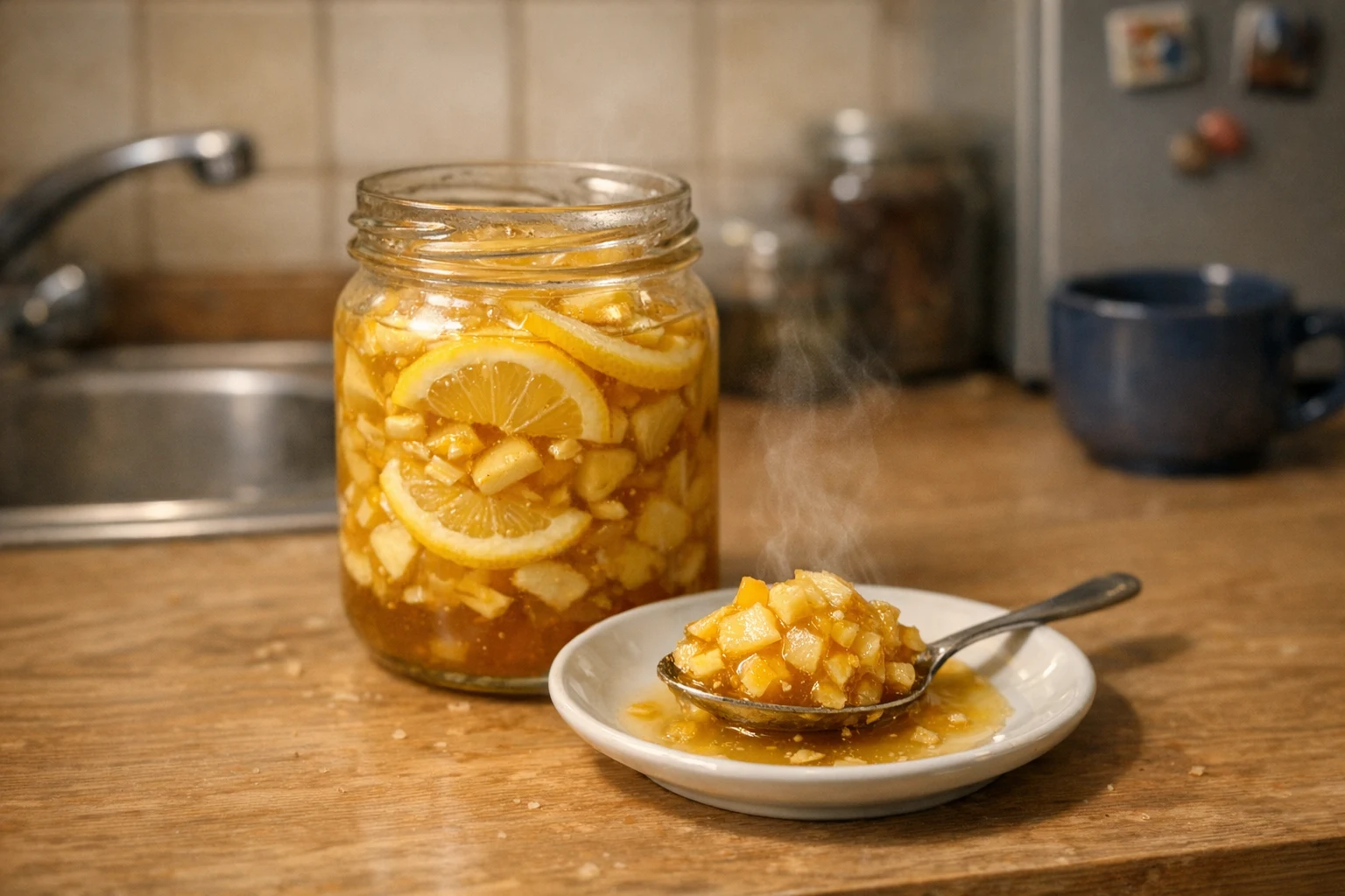 Prostriedok proti bolesti v krku a na podporu imunity