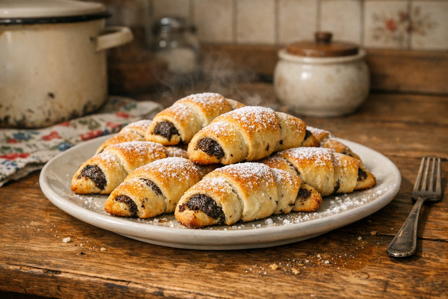 Rýchle makové rožky