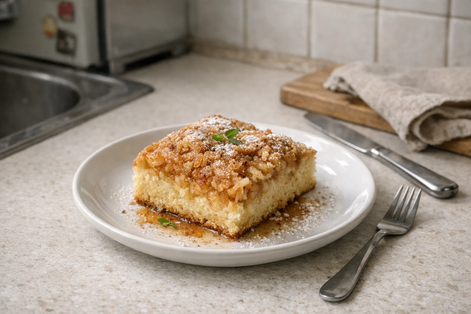 Rýchly jablkový koláč