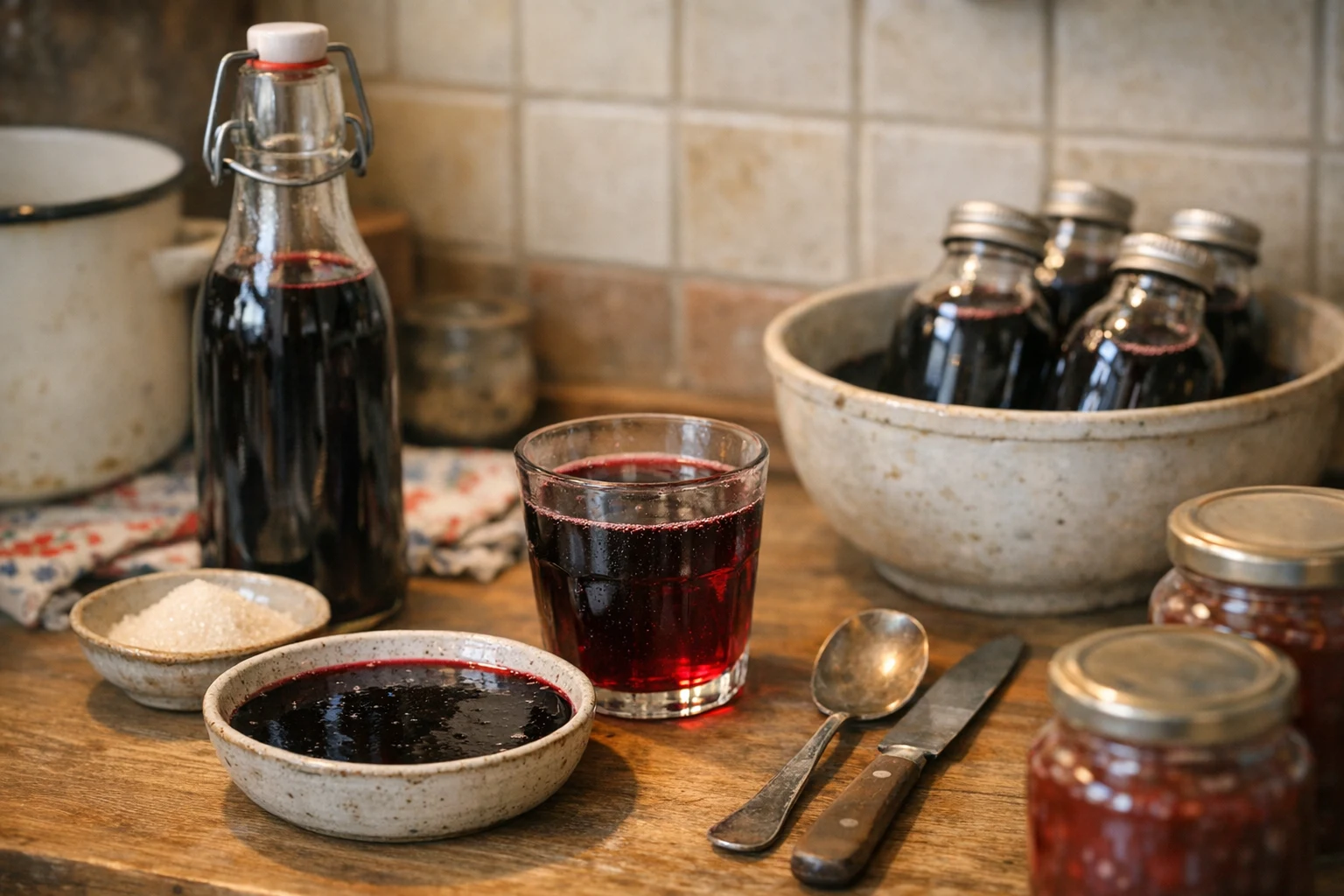 Sirup z čiernych ríbezlí