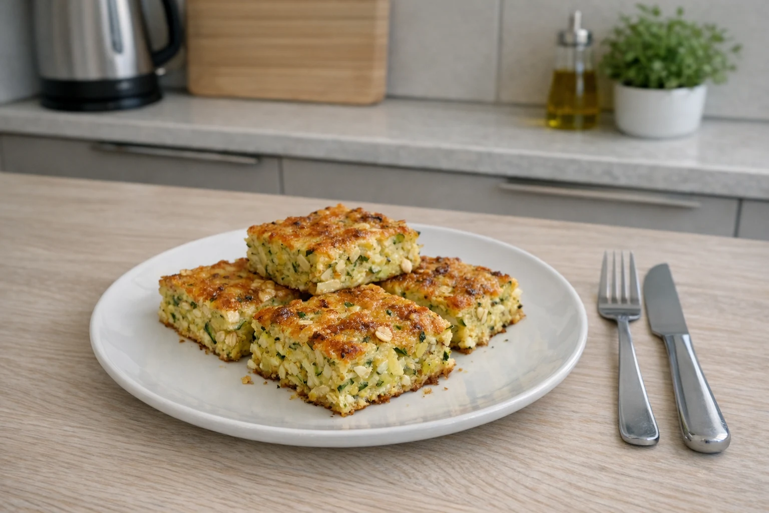 Slaný cuketový koláč