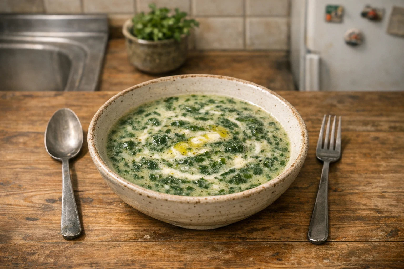 Špenátová polievka