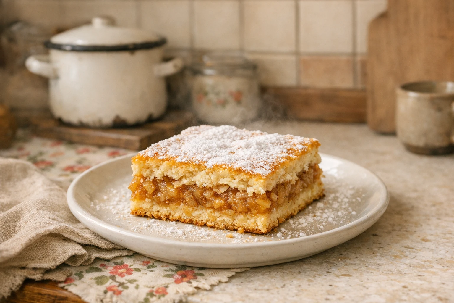 Tradičný hnetený jablčník