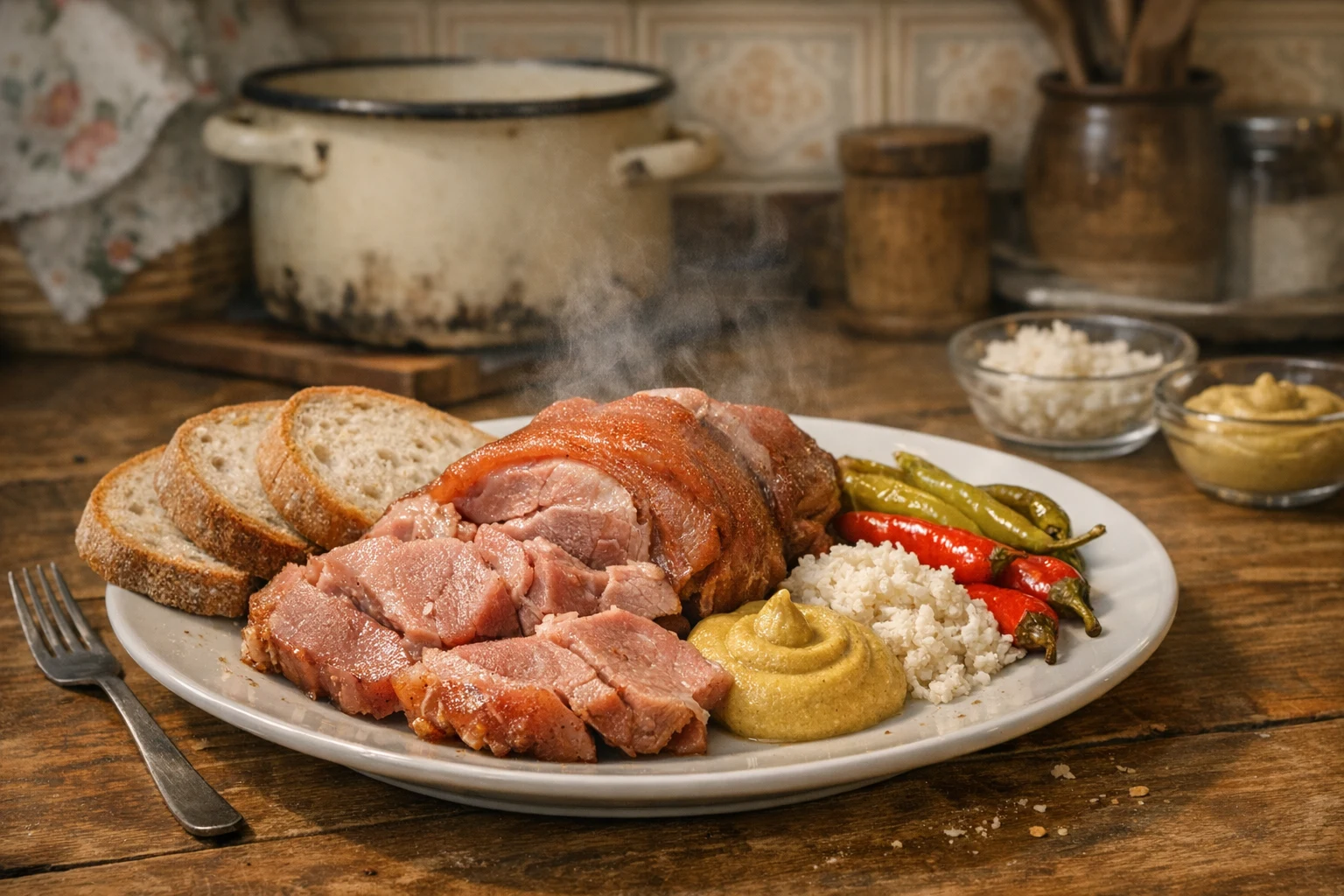 Varené údené koleno